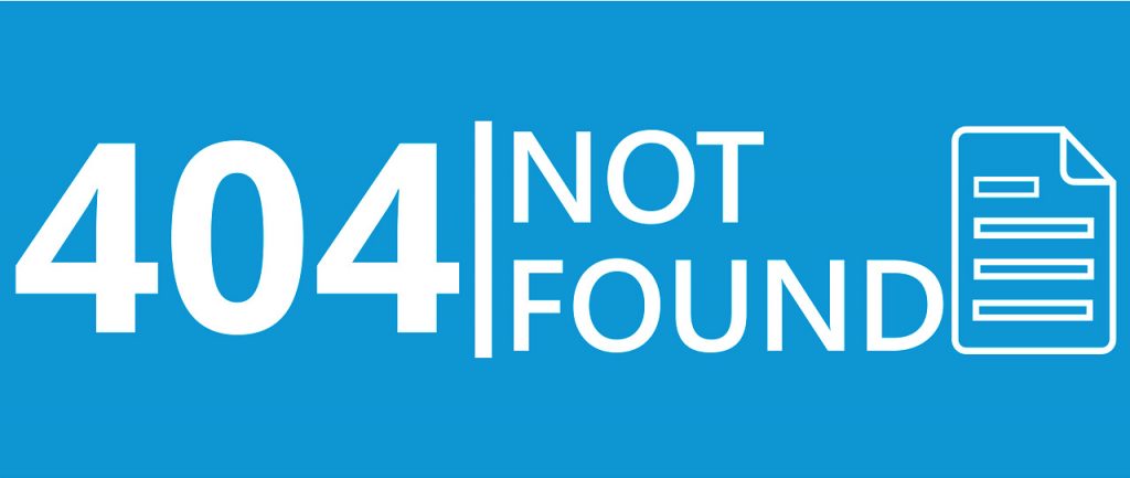 404 page not found