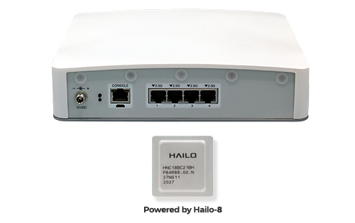 Silicom Valencia Edge AI platform Hailo 8